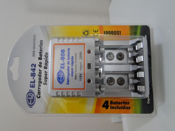 Carregador de Pilhas super rapido
